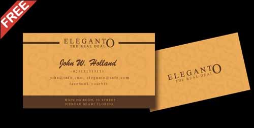 Super Elegant Free Business Card Template