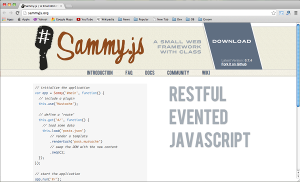 Sammy.js