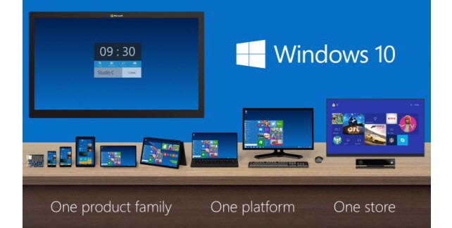 windows 10 one store , one platform, one product family