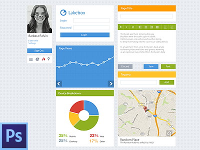 Flat-UI-Kit-Freebie