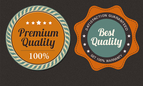 Free Premium Quality Web Badge (PSD)