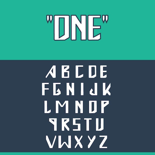 One | Free Typeface