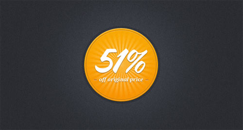 Sale Discount Badge