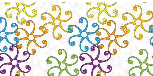 Seamless swirl pattern vector