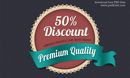 Web Badge Design (PSD)