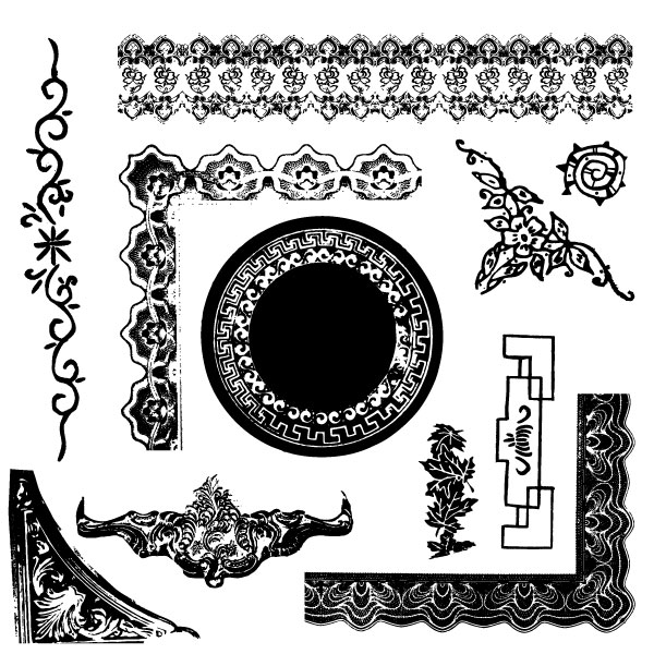 Antique Frames and Vector Ornaments