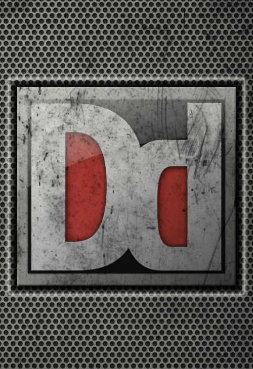 Awesome metallic background for text