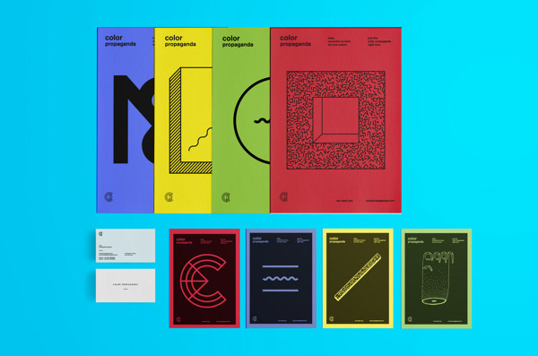 Color Propaganda stationery design