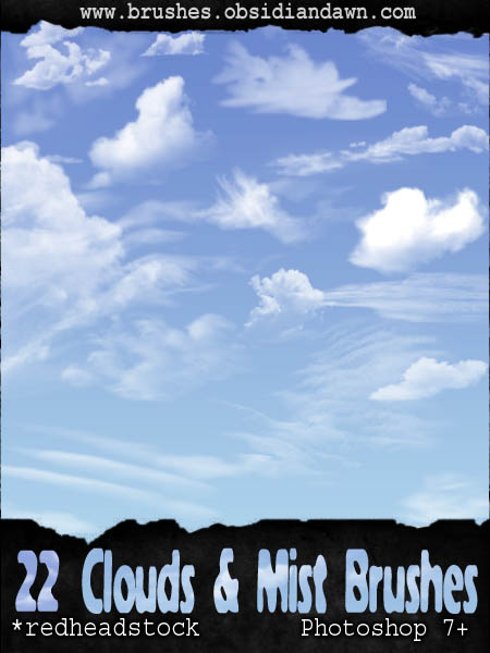 Clouds and Mist Brushes by Project-GimpBC