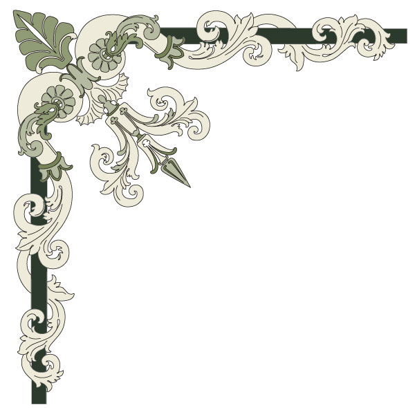 Corner Ornament - Italian Style