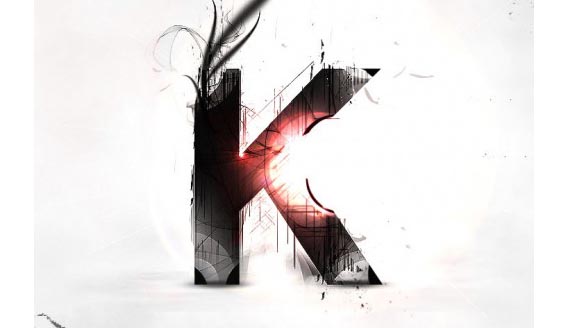 Create Awesome Black and White Abstract Text Effect in Photoshop