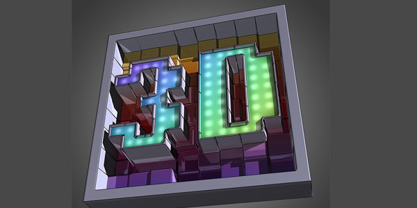 Create Awesome Text Made of 3D Blocks