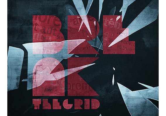 Create and Then Shatter a Grid, while Making a Typographic Poster