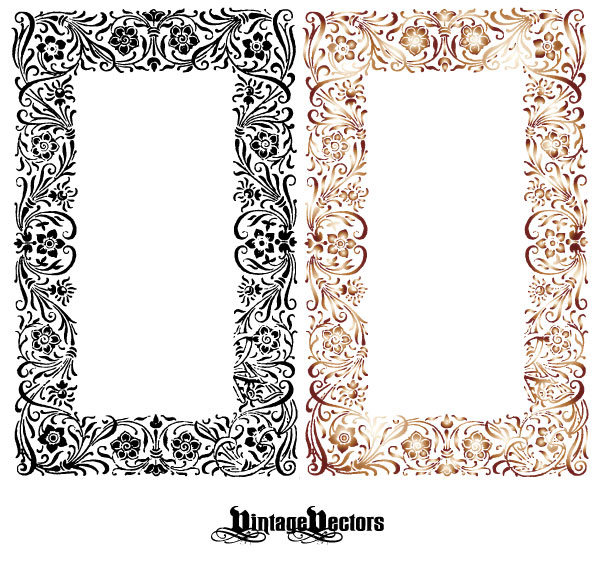 Floral Craft Art Frame