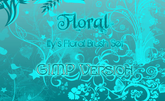 GIMP Floral Set 1