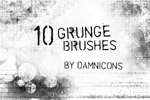 Grunge brush set 3