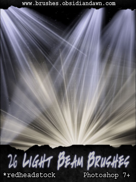 Light Beam Brushes by Booklover323