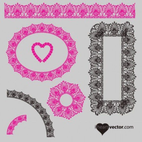 More Antique Frames, Corners & Borders Pack