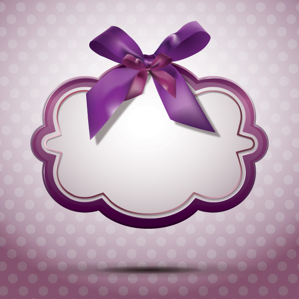 Ribbon Message Vector Graphic