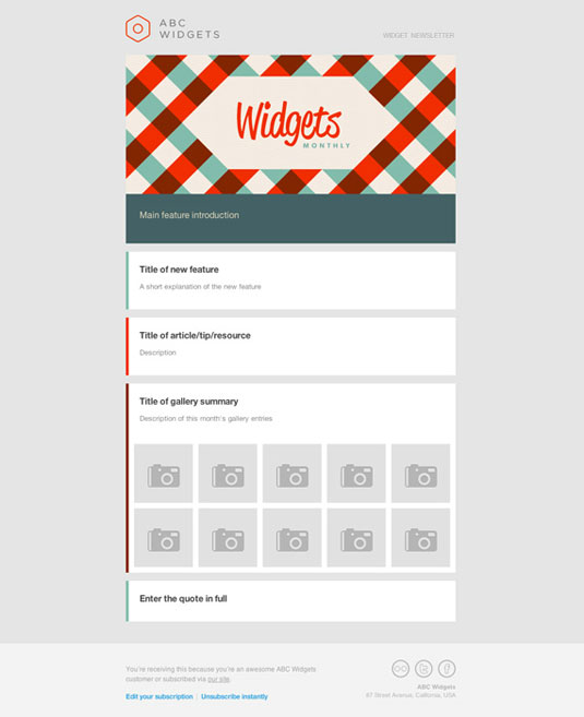 ABC Widgets