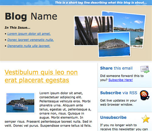 Blog Newsletter