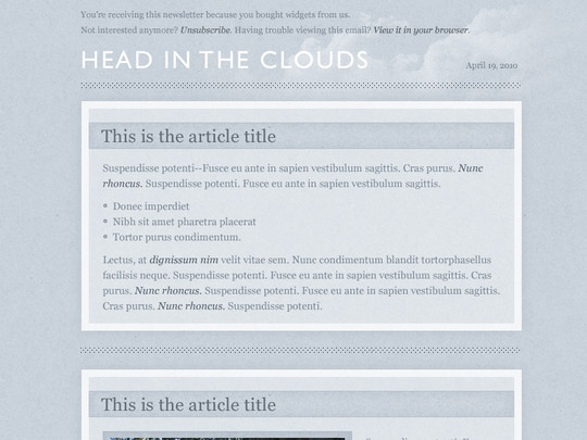 Clouds Template