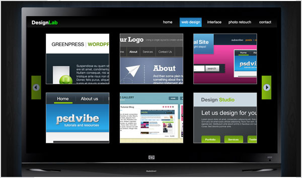 Coding: Design Lab TV Styled Layout