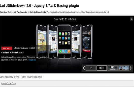 The Lof JSiderNews Plugin