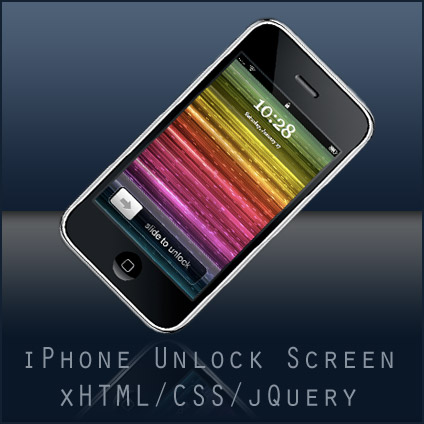 The iPhone unlock screen in xHTML, CSS and jQuery
