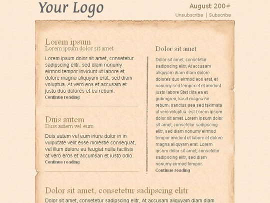 Vintage Theme