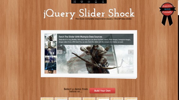 jQuery Slider Shock