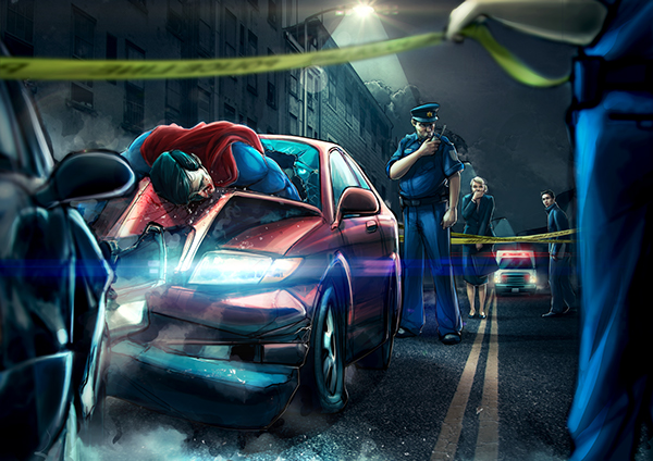 Drunk superheroes