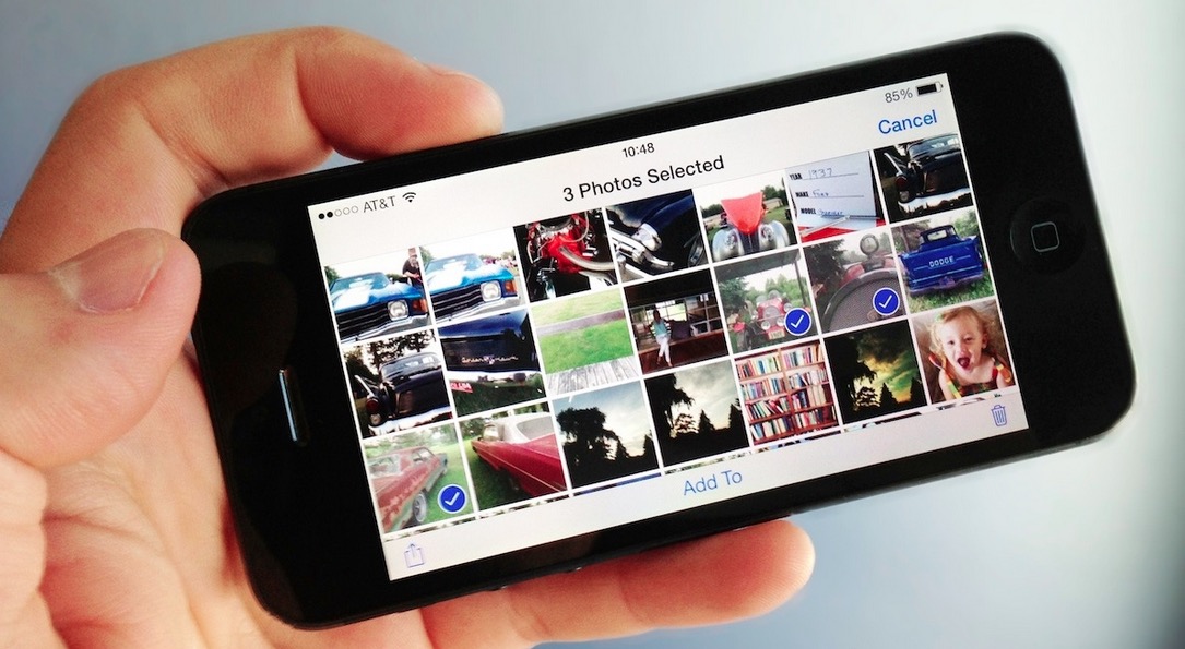 Screenshot of iPhone camera roll