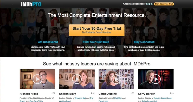 IMDBPro - The Most Active Service for People in Showbiz