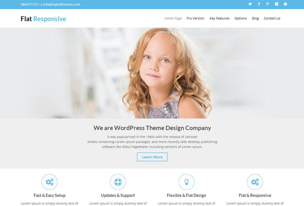 FLAT RESPONSIVE
