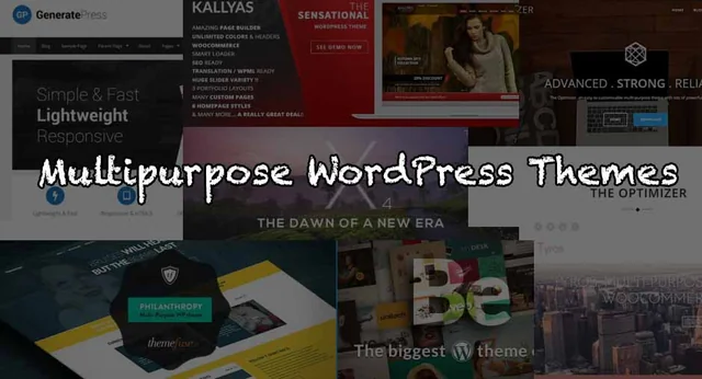 25 Best Multipurpose Wordpress Themes (Free and Paid)