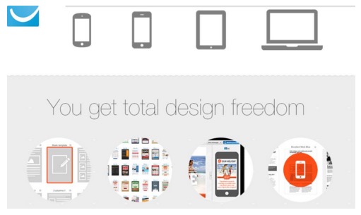GetResponse templates are responsive