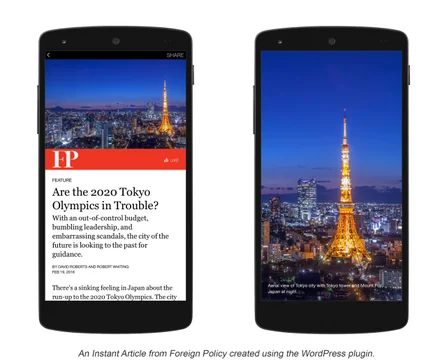WordPress Builds a Free Instant Article Plugin for Facebook