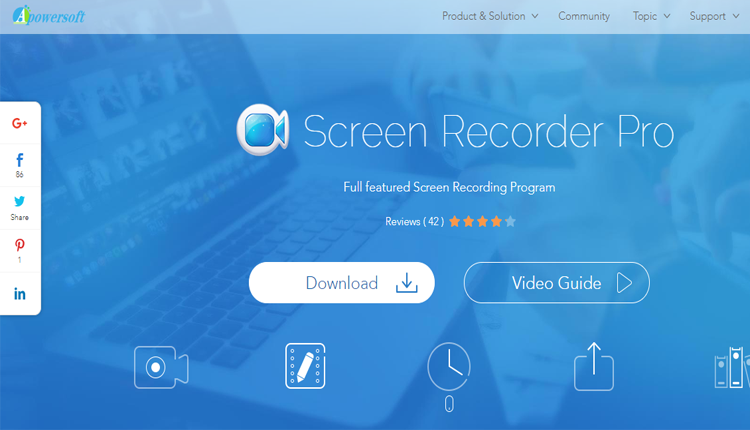 Apowersoft Free Online Screen Recorder