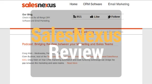 SalesNexus Review - CRM Software