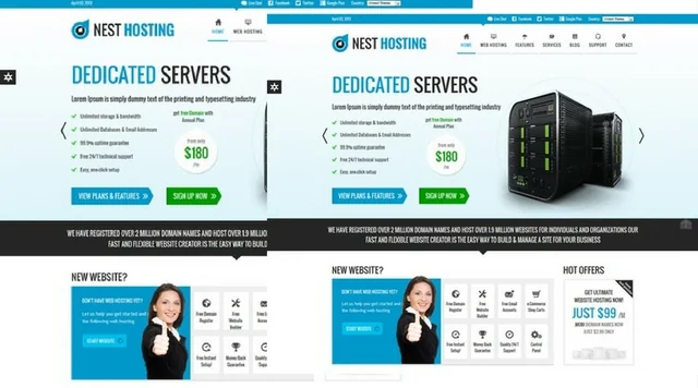 NEST HOSTING Template