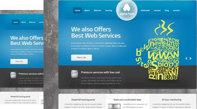 Alpha - Modern Hosting Template