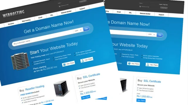 Free Web Hosting Domain sales Mobile Web Template