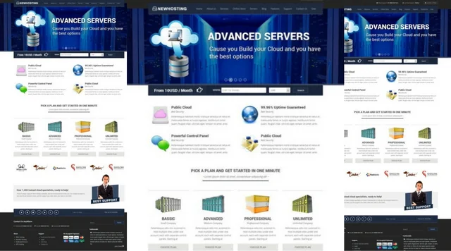 NewHosting Hosting HTML Template