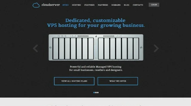 CloudServer - One Page Responsive Hosting Template
