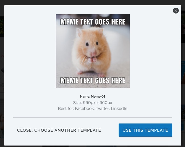 template from visual composer