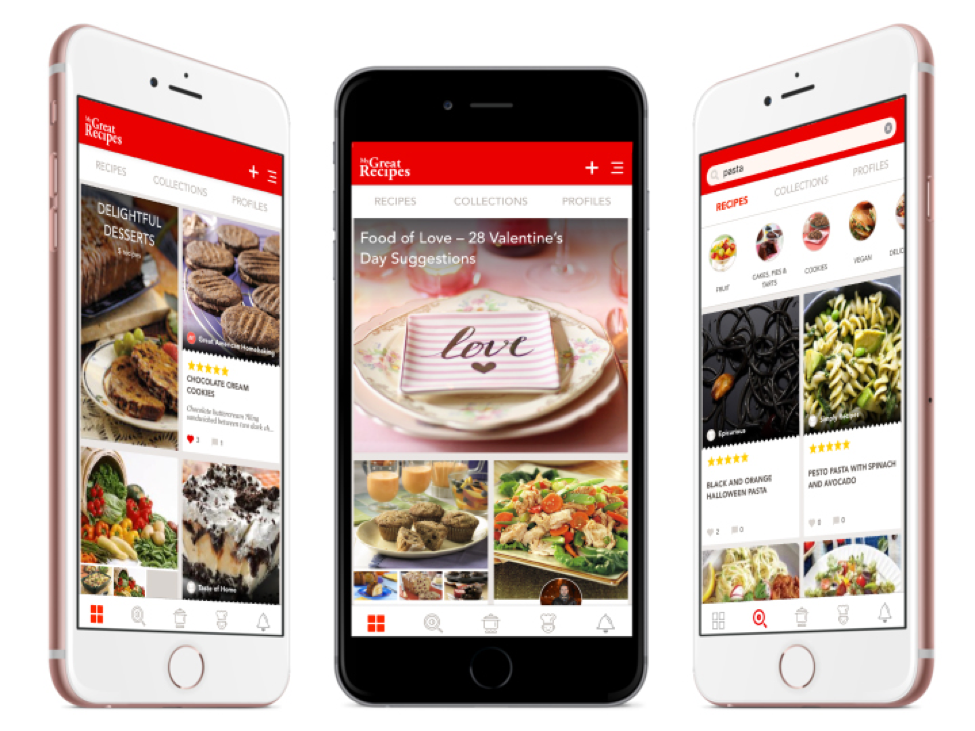 MyGreatRecipes app
