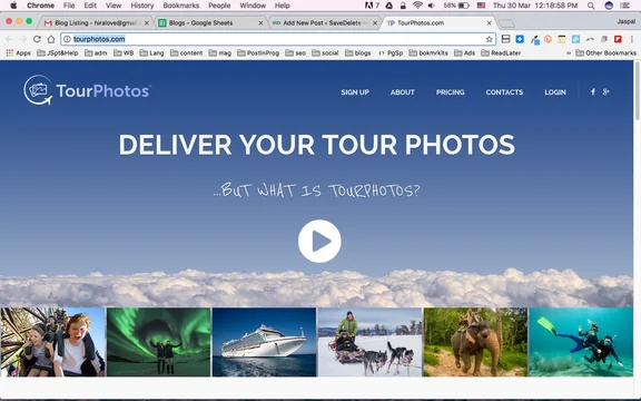 TourPhotos provide your tourists with your tour photos!