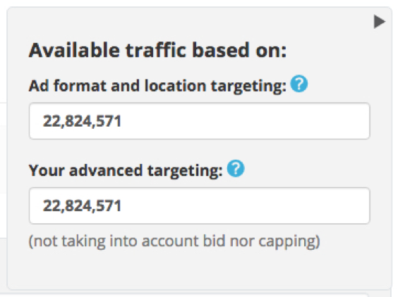 available traffic