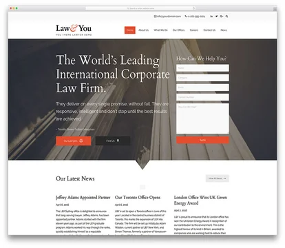 Top 5 WordPress Themes For Lawyers